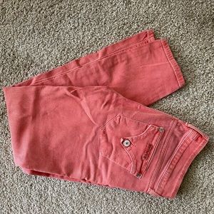 Pink Hudson “Collin Skinny Crop” Jeans - Size 28